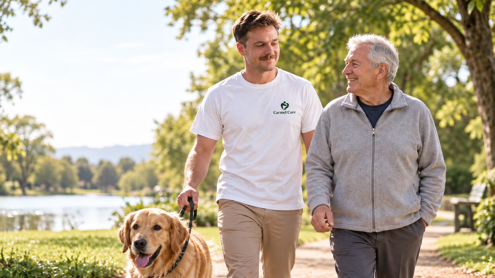 Support worker helping a participant with daily activities at home